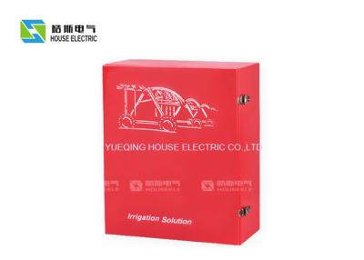 China Red Electric Lawn Sprinkler System Control Panel Carbon LCD Dispaly for sale