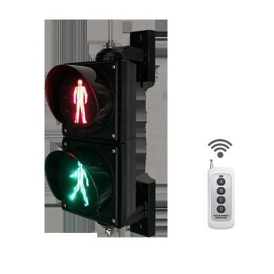 China Crossroad/parking/elevator mini car semaforo LED 100 mm Rojo Verde luz de senal de inalambrico traffic control peatones IP65 de ag de prueba for sale