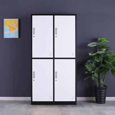 China Utilities Standard Double Tiers 4 Steel Doors Cupboard Locker for sale