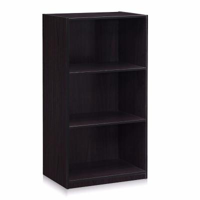 China 3 tier durable wooden bookcase for home used for sale