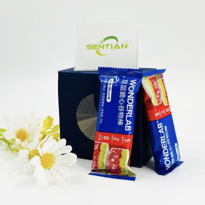 China Health Food OEM Private Label Protein Snacks Energy bar vanilla flavor Protein Bar for sale