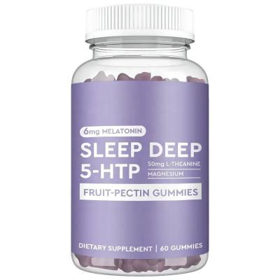 China Health Food Sleep Vitamin Gummies treat for Stress Relief Sleep treatment 5 HTP Gummy for sale