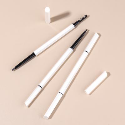 China Custom Logo Waterproof Vegan Eye Brow Pen Customized Brow Pencil With Private Label Eyebrow Pencil Brush for sale