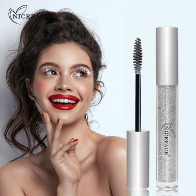 China Long Lasting Glitter Diamond Shine Professional Waterproof Mascara Waterproof Stick Wheel Makeup Eye Mascara for sale