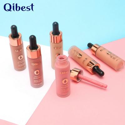 China QIBEST Waterproof Makeup Waterproof Liquid Blush Long Lasting Liquid Blush Private Label for sale