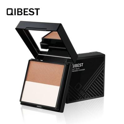 China Brighten hot sale face makeup pressed highlighter powder vegan pressed powder private label custom pressed powder for sale