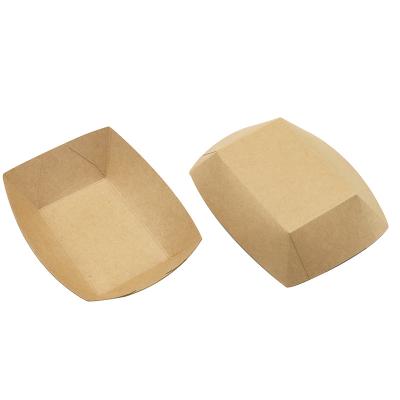 China Disposable Biodegradable Cardboard Fruit Disposable Trays For Food Serving for sale