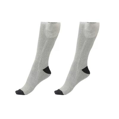 China QUICK DRY logocustomizedThick winter outdoor ski thermal rechargeable battery heated hiking cozy crew socks hiking sock for men women for sale