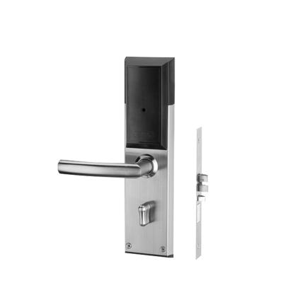 China Hotel /apartment good security hotel door handle lock access control smart hotel door lock for sale