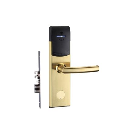 China Boonlive Shenzhen Rfid Stainless Steel Card Circuit Deadbolt Latch Hotel Door Lock System Hotel Door Locks for sale