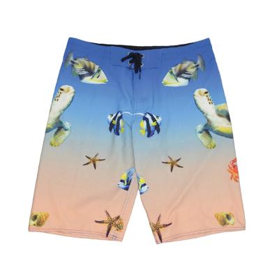 China Custom Anti-Wrinkle Quick Dry Breathable Recycled Mens Beach Board Casual Swim Trunks for sale