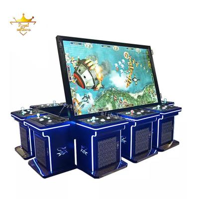 China Popular Metal Cabinet Fish 10Player Table 86inch Monitor Fish Hunter Table Game Machine 72 Change for sale