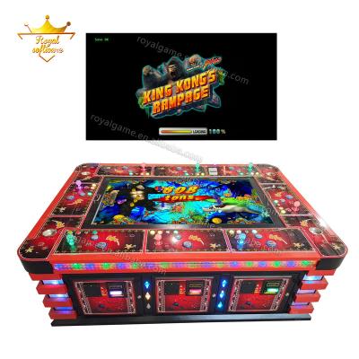 China Metal Cabinet 8Player Fish King 3 Software 55inch Ocean Table Machine Fish Game Motherboard System for sale