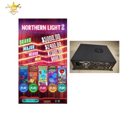 China Newest Popular Metal Pre-tell Option Poke Skill Game Circuit Board 2 North Light Slot Machine for sale