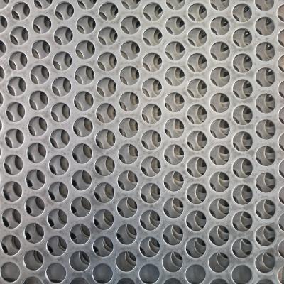 China Plain Weave Stainless Steel 304 Micron Round Hole Perforated Metal Sheet for sale