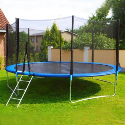 China With Protective Net Professional Outdoor Bungee Round Trampoline 14ft With Protective Net for sale