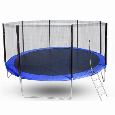 China With 14ft Bed Fitness Protective Net Jumping Trampoline With Outdoor Ladder Makers Trampoline For Kids for sale