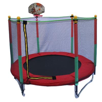 China With protective net 5 ft trampoline with basketball hoop for sale trampoline, indoor and outdoor for kids for sale