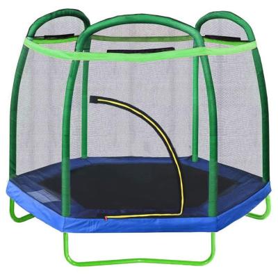 China New design safe trampoline with safety fence for kids indoor trampoline for sale great gift for kids for sale