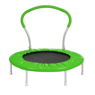 China Without 40inch Fitness Reliable Safe Net Protective Mini Trampoline With Handle Cheap for sale