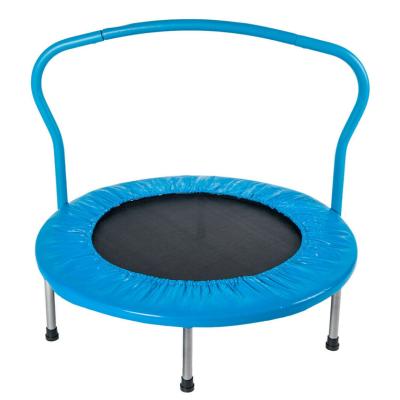 China Without Protective Net Popular 40inch Mini Fitness Bounce Trampoline With Handle For Exercise for sale