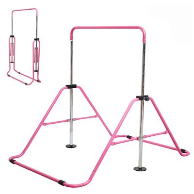 China Height Adjustable Gymnastic Bars Adjustable Folding for Home Training Kids Horizontal Bars Gymnastics for Kids for sale