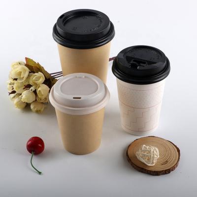 China 12oz 100% PLA Liner Disposable Compostable Single Wall Paper Cup for sale