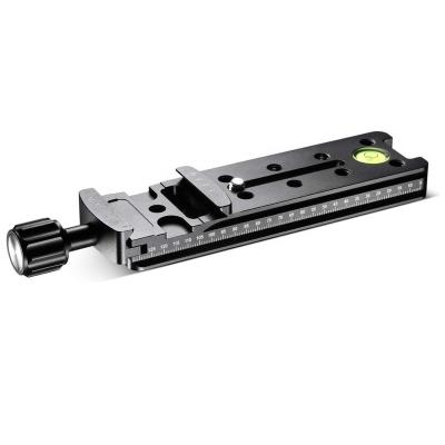 China Macro Rail Metal Quick Release Clamp Nodal 140mm Aluminum Professional Double Slide Dovetail for Camera with Arca Swiss compatible for sale