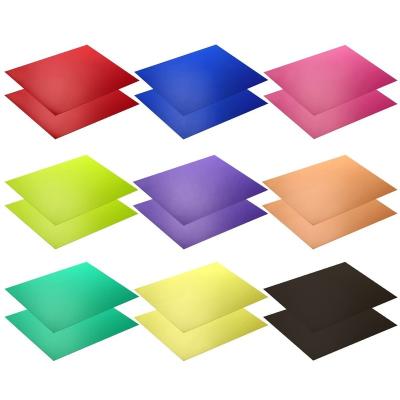 China Create different effects focus transparent color correction gel light filter 12x8.5 inches/30x20cm 18 color sheet with 9 colors for sale