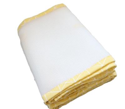 China Mesh Baby Crib Or Crib Antistatic Breathable Cool Feeling Soft Bumper for sale