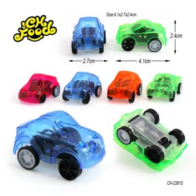 China Cheap Mini Transparent Plastic Pullback Car Children's Toys Toys Friction Car Toy for sale