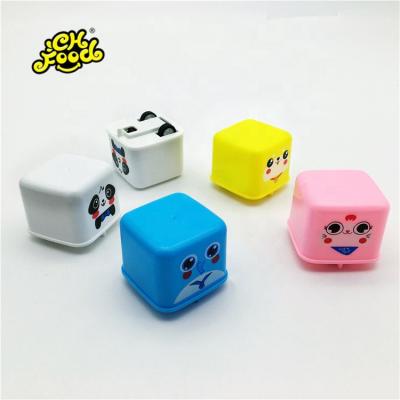 China Cartoon Plastic Funny Cube Pull Back Car Toys for sale