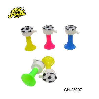 China Hot Selling Plastic Football Horn Small Plastic Trumpet Sounding Toys for Boys and Girls for sale