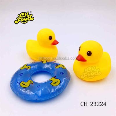 China Bath Floating Toy Squeaky Yellow Rubber Duck Bath Toy for sale