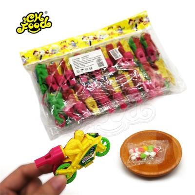 China Cartoon Toys CHFOOD China Motor Toy Candy With Whistle /cheap toy CH-TB306 for sale