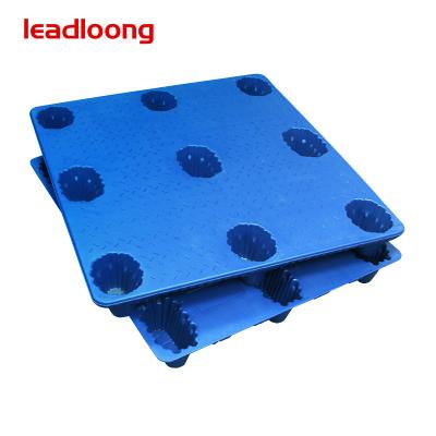 China Four Way Entry Super Durable Stackable Factory Standard Blow Blow Molded Three Fold Lifespan Rackable HDPE Plastic Pallet Reinforced Plastic Pallet for sale