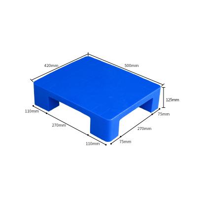 China Wholesale Small Size Cheap Plastic Pallet Soft Surface Flat Mesh Single Faced Plastic Pallet for sale