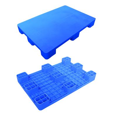 China Cheap Recyclable Moisture Proof Single Faced 100% Virgin PP/HDPE Material 1200*800*140 Mm Food Grade Plastic Pallets for sale