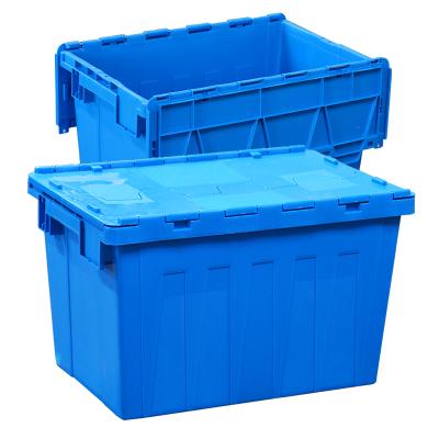 China Eco-friendly Raw Material Plastic File Storage Boxes Bins Garment Organizer PP Stackable Durable Storage Box With Lid for sale