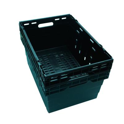 China China Suppliers Black Plastic Fruit Baskets Eco - Friendly Raw Material For Vegetable And Fruit for sale