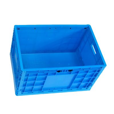 China 600*395*340MM Raw Material Plastic Turnover Movable Container And Box Eco-friendly Feature PP Material Eco-friendly Foldable for sale