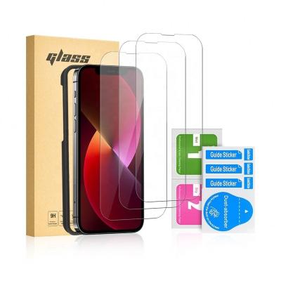 China For Galaxy S22 Amazon 3 Pack Anti-fingerprint Hot Tempered Glass For iphone 14 pro for sale