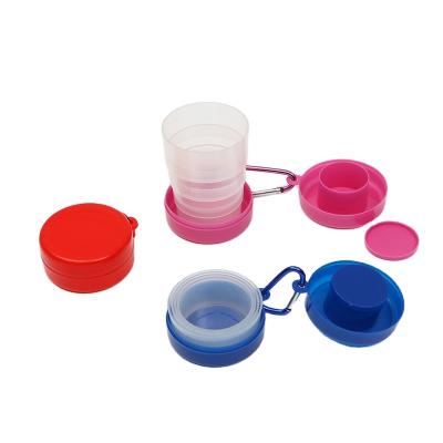 China Viable Collapsible Portable Folding Cup Camping Travel Drinks Cup for sale