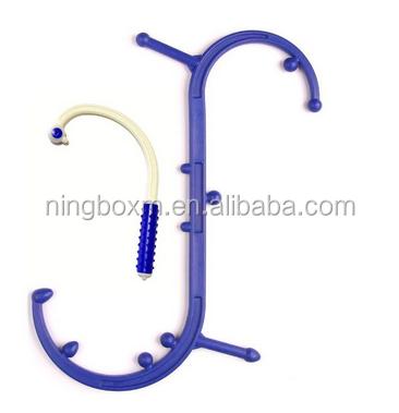 China Body Manufactures Self Hook Back Massager for sale