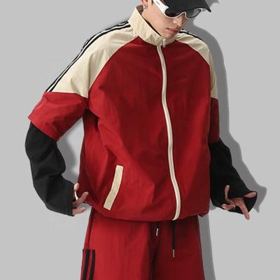 China Wholesale Custom Oversized QUICK DRY Patchwork Tracksuit Men Design Your Own Polyester Sports Tracksuit Mens T-Shirt And Short Sets for sale