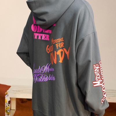 China 2023 Organic Cotton Oversized Custom Made Unisex Hoodies Good Quality Anti-Wrinkle 2023 Printing Hoodies for sale