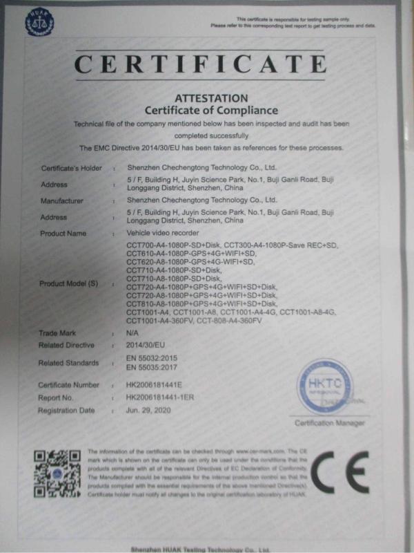 CE - Shenzhen Chechengtong Technology Co., Ltd.