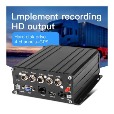 China Fleet Management Factory Price 4 Channel Mdvr Driving Video Recorder HHD 1080p Car Dvr Gps for sale