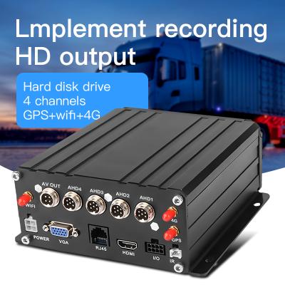 China Chinese Fleet Management Suppliers 4 Channel Mdvr Driving VCR Vehicle Dvr for sale