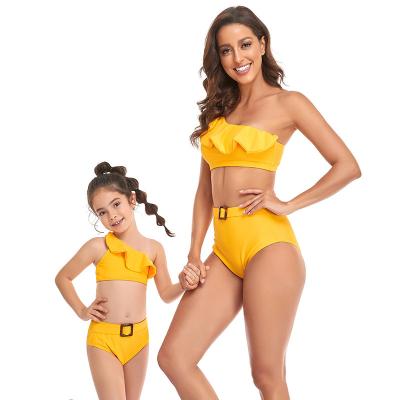 China Mommy and Me QUICK DRY Two Piece Kid Bikini Swimwear Babies Swimsuit for Kids for sale